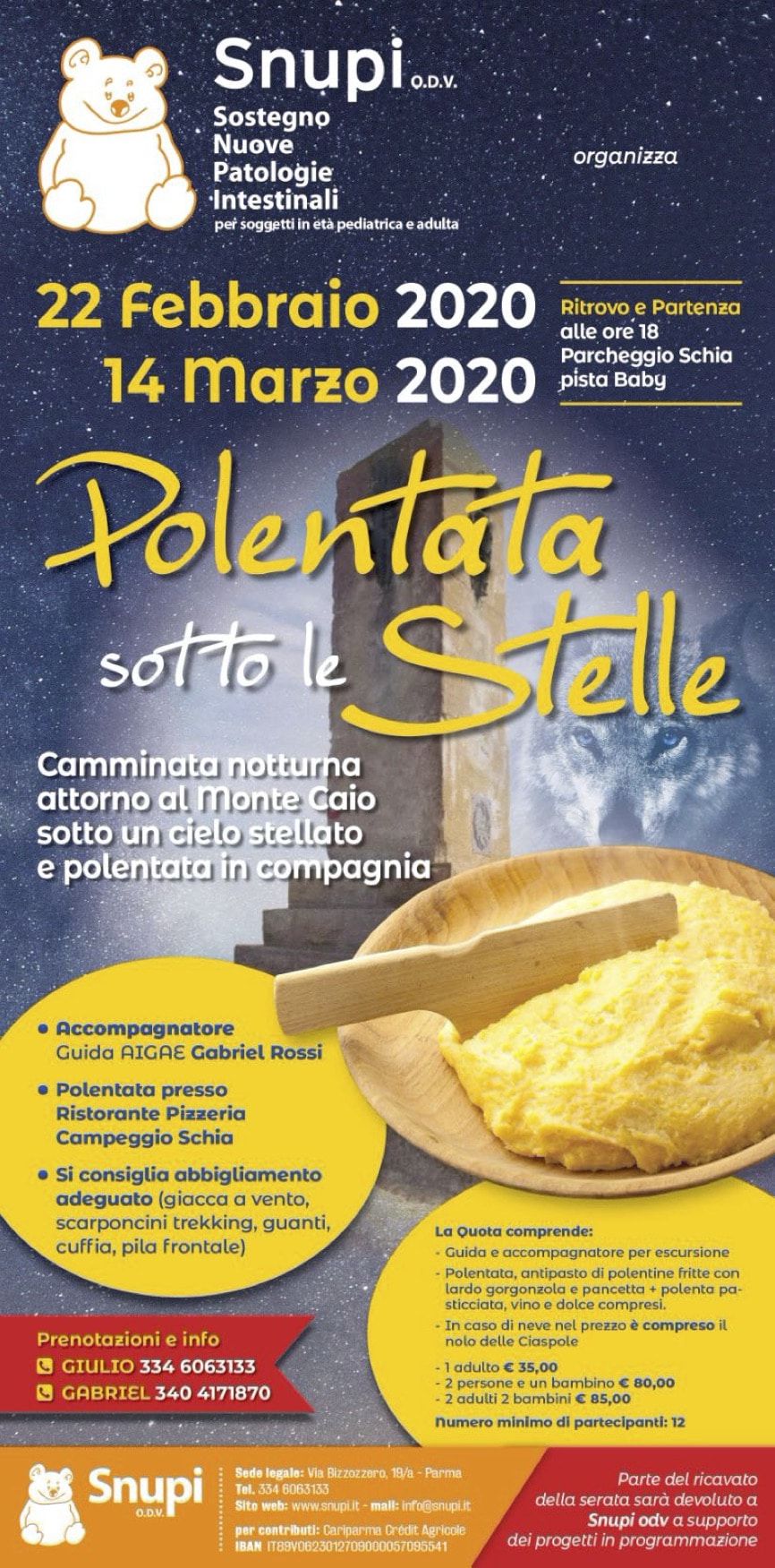 Polentata sotto le stelle